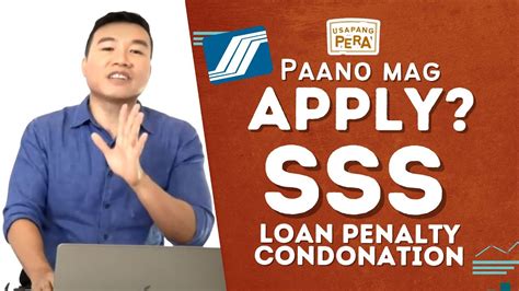 paano mag apply ng condonation sa sss|Step by Step Guide on How to Apply for SSS Loan Penalty .